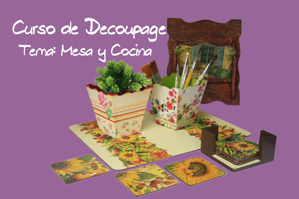 Aplicar resina en Decoupage